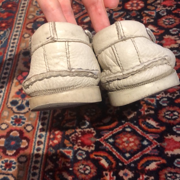 Sperry Topsiders Authentic Original Boat Shoe in White Leather - Picture 6 of 7